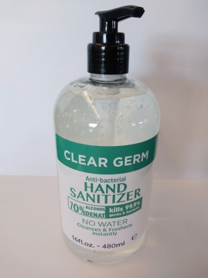 Hand Sanitizer - 24 bottles - 16oz - 70% Ethyl Alcohol Content
